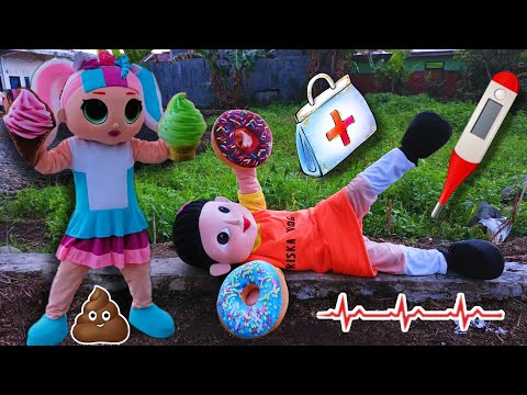 Drama Badut SquidGame Nangis Kejer Sakit Perut Gara2 Makan Es Krim Donat Basi 💞 Untung Ada Boboiboy