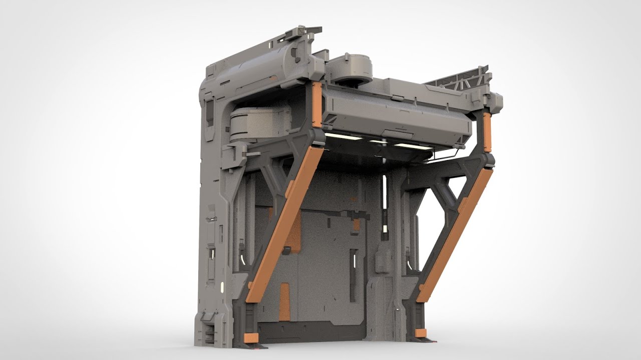 Halo 5 door 3D Model