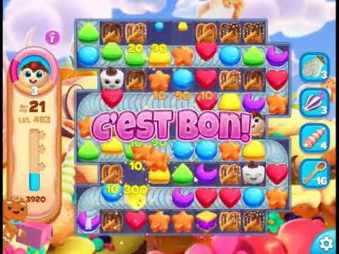 Cookie Jam Blast Level 483 - NO BOOSTERS 🍪 | SKILLGAMING ✔️