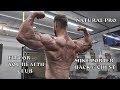Video Of Natural Pro Bodybuilder Training Back & Chest 2 Weeks out