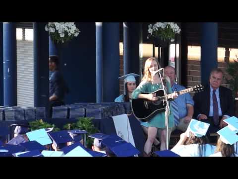 Amy Bennett Singing at Graduation
