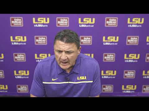 Ed Orgeron On TJ Finley, Sputtering LSU Offense, More After Tigers' Loss At Texas A&M