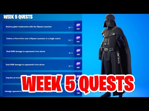 Week 5 Quests Fortnite - All Week 5 weekly Challenges guide