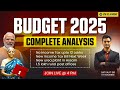 Union Budget 2025 26 Budget 2025 Analysis Budget Session Complete Detail In One Video