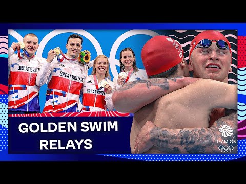 When Team GB DOMINATED The Swimming Relays At Tokyo 2020 🥇🥇