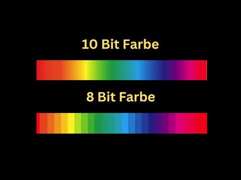 8 Bit Farbe oder 10 Bit Farbe - Farbtiefen erklärt