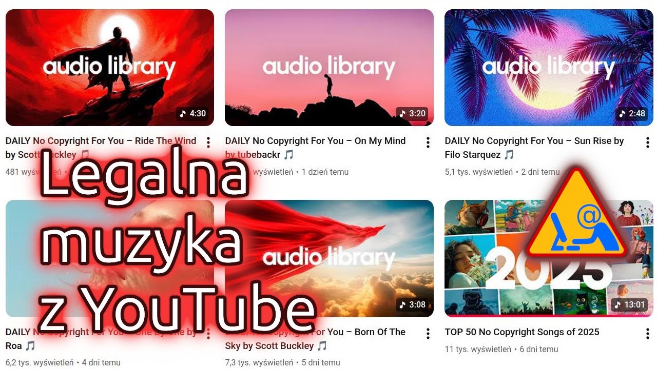 Legal music from YouTube