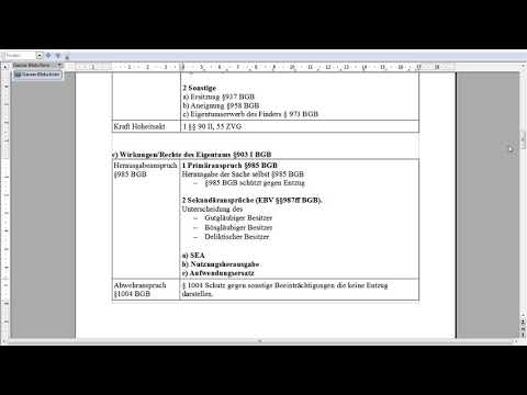 1 Mobiliarsachenrecht (Sachenrecht I) Einführung und Übersicht der verschiedene Rechte..