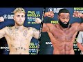JAKE PAUL VS TYRON WOODLEY FULL WEIGH IN - BOTH RIPPED AND READY TO GO AHEAD OF FIGHT