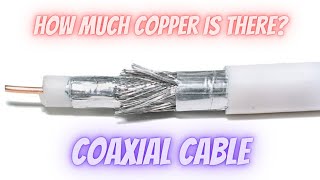 Copper Wire Stripping.. Coaxial cable ( 150 )