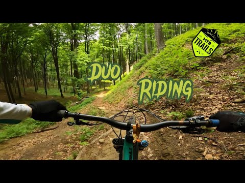 DUO RIDING HARD ON TRAIL 2 | BACAU MTB TRAILS