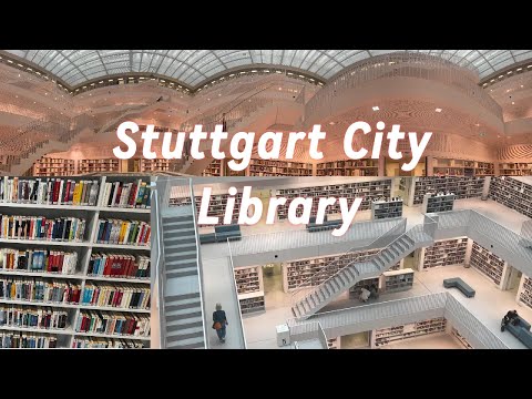 Inside Stuttgart’s Glowing Cube: City Library Tour 🇩🇪