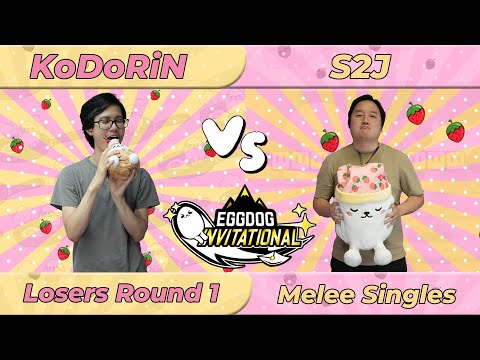 KoDoRiN (Marth) vs S2J (Captain Falcon) - Eggdog Invitational 2024 - Melee Singles: Losers R1