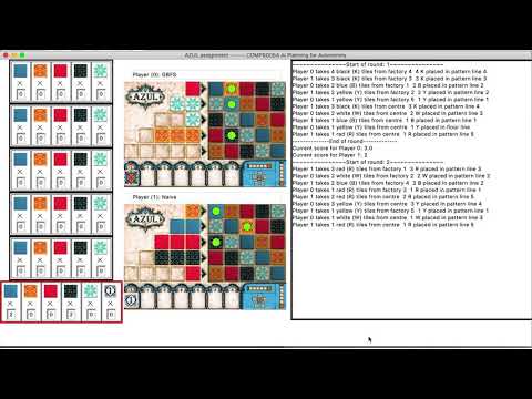 Azul project for AI Planning for Autonomy