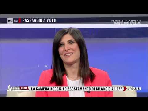 Chiara Appendino ospite ad Agorà - Rai 3 - 28/04/2023