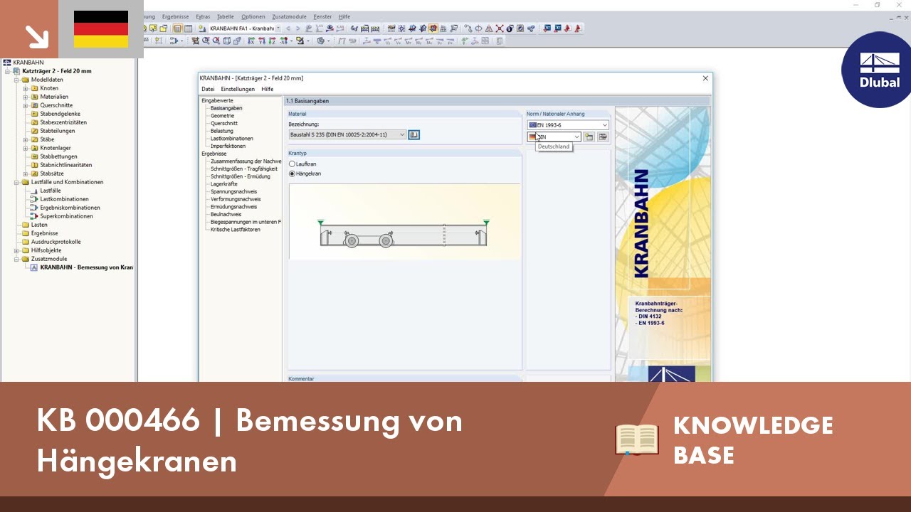 KB 000466 | Bemessung von Hängekranen