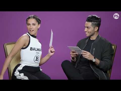 Naomi Scott and Mena Massoud Cute & Funny Moments HD