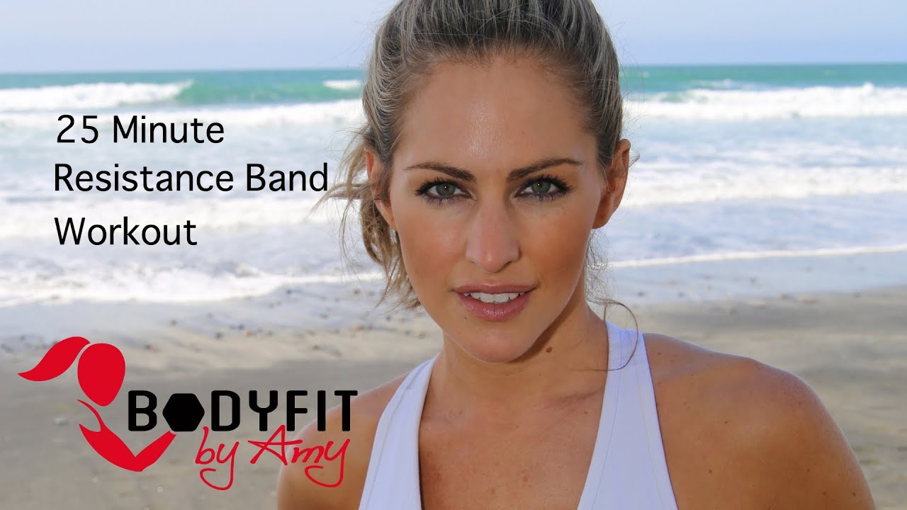 25 Minute Resistance Band Workout - YouTube