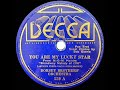 1935 HITS ARCHIVE: You Are My Lucky Star - Dorsey Brothers (Bob Eberly, vocal)