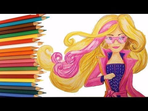 Ajan Barbie Nasıl Çizilir | Barbie Spy Squad | Çizim Teknikleri | Boya Boya Video