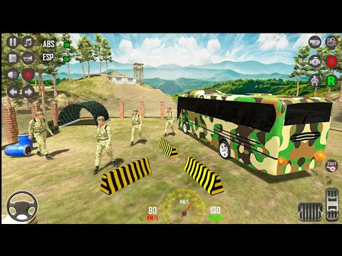 🔥 Indian Army training Bus simulator game Army bus game download kare #indianarmy