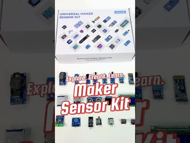 Vídeo relacionado con SunFounder Kit de Sensor Universal Compatible con Arduino Mega/R3/R4 Minima/WiFi Nano, Raspberry Pi 5/4B/3B+/Zero 2 W/, Pico W, ESP32, C++, Python, MicroPython, Principiantes e Ingenieros