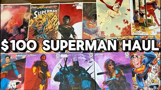 $100 SUPERMAN variant comic haul