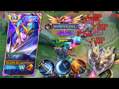 BEST BUILD AND EMBLEM IRITHEL FOR SOLO RANKED 2025! IRITHEL MOBILE LEGENDS