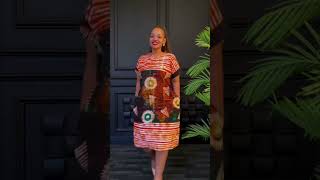 Elegance African Short Ankara Shift Dress. #africafashion #fashion #nigerianwedding #afrifashion