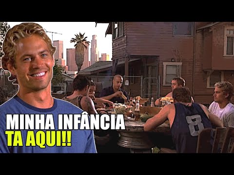 Um TAPA NA CARA dos Velozes atuais!! Velozes e Furiosos 1 é um filme de OURO!!