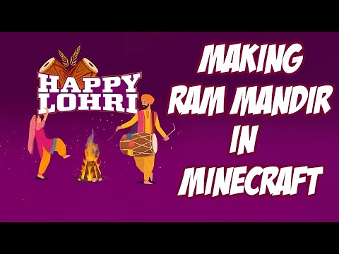 Insane Build: Ram Mandir in Minecraft! Subscribe now #1700subs