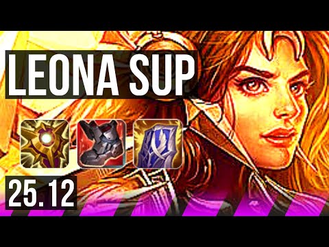 LEONA & Seraphine vs TRUNDLE & Draven (SUP) | 18k DMG | EUW Master | 25.12