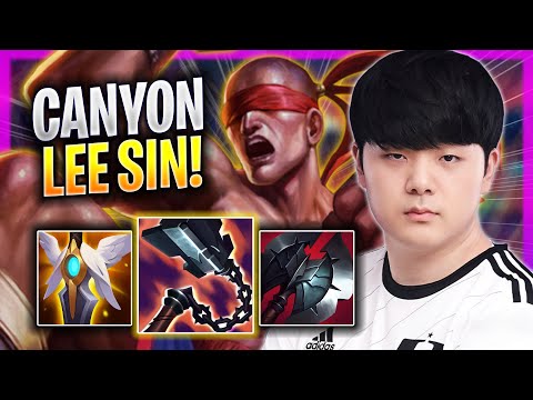CANYON DOMINATING WITH LEE SIN! - DK Canyon Plays Lee Sin JUNGLE vs Kha'zix! | Season 2023
