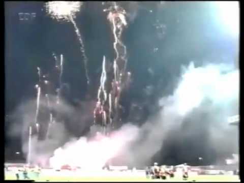 1995, Rot-Weiss Essen Pyro-Show | Old school ultras