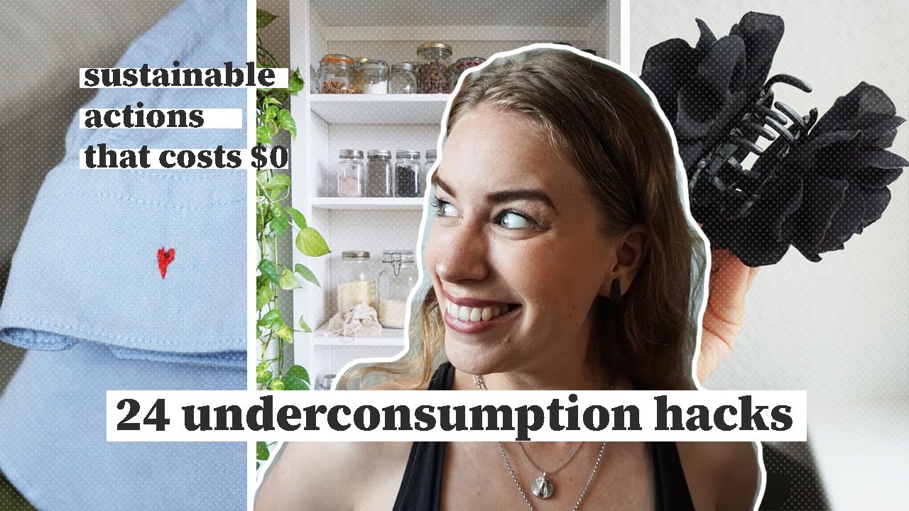 trying the 24 most popular ✨underconsumption core ✨ hacks