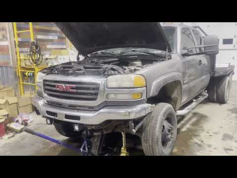 GMC LBZ Allison, Fleece 5/8 trans cooler lines, Extreme Heavy Duty Transmission oil cooler install