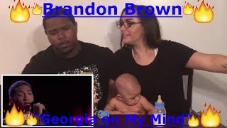 The Voice 2017 Blind Audition - Brandon Brown: "Georgia on My Mind" (REACTION)