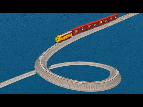 Big Mistakes on Rail Tracks Impossible Deadlock Rail Tracks Vs Trains !!! | BeamNG.Drive