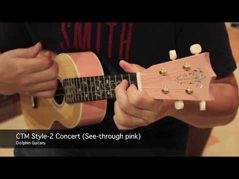 Martin CTM Style-2 Concert (See-through Pink) -Free Shipping! image 12