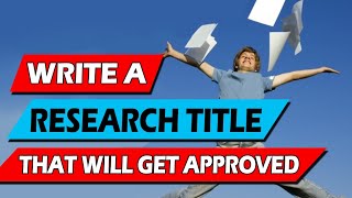 How to Write a Research Paper Title Easily| Get Your Title Approved!  | SaSi Creatives