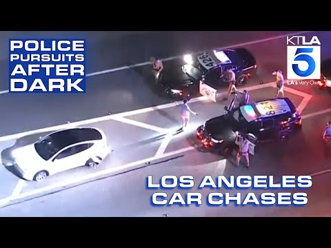 Nighttime police pursuits | Los Angeles Car Chases
