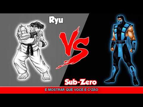 Ryu VS Sub Zero - Batalha dos Games
