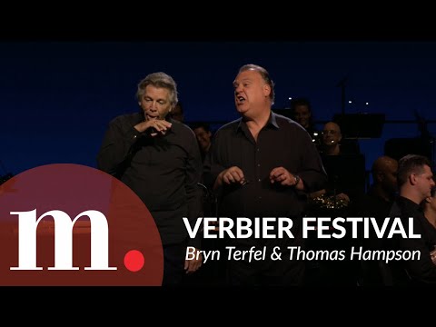 Thomas Hampson & Bryn Terfel perform Rossini's hilarious Cat Duet at the 2023 Verbier Festival