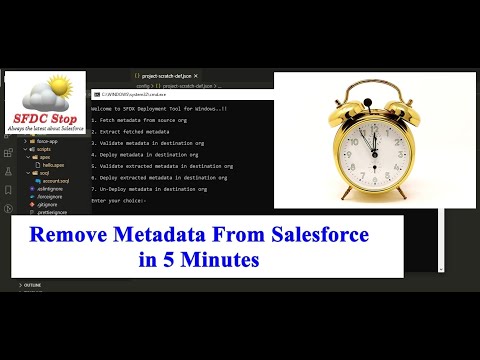 Undeploy or Remove Metadata from Salesforce Org in 5 Minutes | SFDX Deploy Tool