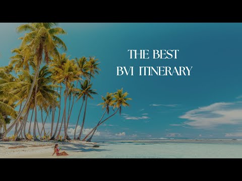 The best 1-Week Yacht Charter Itinerary in the BVI 🌴🛥️☀️