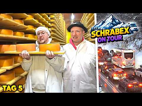 SCHRADIN & ZARBEX GEFANGEN im STAU🛑😱 & KÄSE-WAHNSINN in der KÄSEREI🧀🤣 | WINTERBERG-TOUR🚍 2026 Tag 5