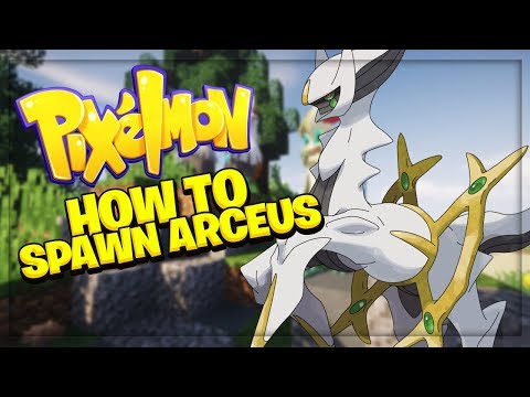 HOW TO SPAWN ARCEUS | Pixelmon Reforged