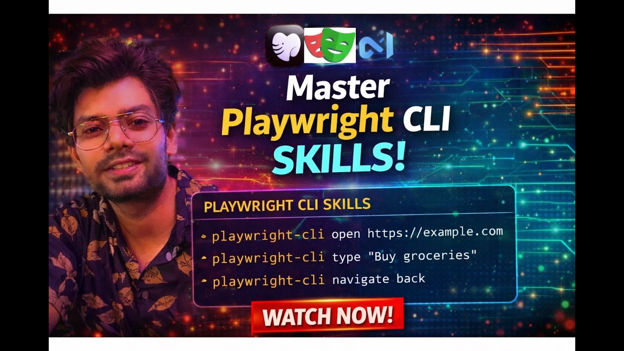 Playwright CLI SKILLS + GITHUB COPILOT + CLAUD SONNET | Automate Any Website Using Playwright CLI