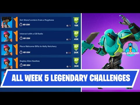 *ALL* WEEK 5 LEGENDARY Quests/Challenges Guide | Fortnite Chapter 2 Season 7
