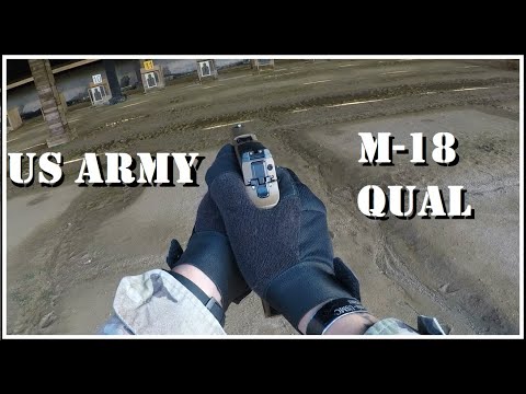 Army M-18 Pistol Qualification - 39/40 Score